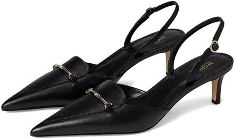 Michael Kors - Lena Slingback Pump - Zwart - Leer - Gespsluiting