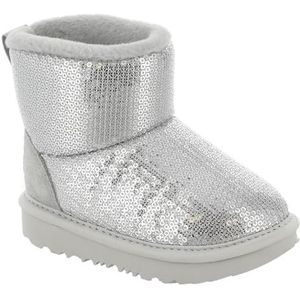 UGG Jongen Unisex Kids Classic Mini Mirror Ball Boot, Zilver, 6 UK Kind, Zilver