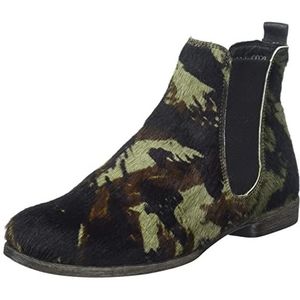 THINK! Dames Agrat_3-00029 leer gevoerde duurzame Chelsea boots, 9000 ROSMARIN/combi, 38 EU