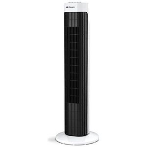 Orbegozo TW 0750 Household Tower Fan 45 W zwart, wit - ventilator (zwart, wit, 45 W, 230 V, 50 Hz, AC, 770 mm