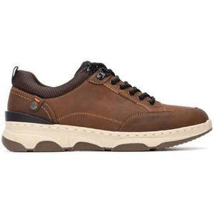 Refresh - 17323702-CAMEL - Trainers - Bruin - Plat - Veters - Casual