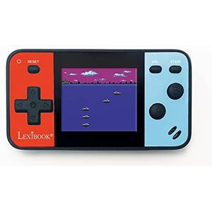 Lexibook Draagbare videospellen Cyber Arcade Pocket 150 spellen, 1,8 inch (4,5 cm) kleuren LCD-scherm, videogames voor tieners, blauw/rood, JL1895