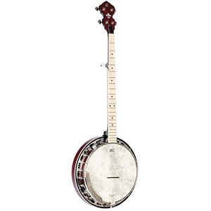 Ortega Falcon Series Banjo - Fade Red + Gigbag (OBJE400TFR)