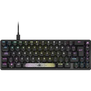 Corsair - K65 PRO MINI RGB - Gaming Toetsenbord - Zwart - OPX-schakelaars, 65% ontwerp, compatibel met iCUE