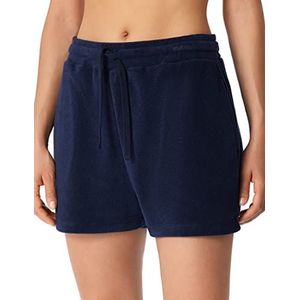 Schiesser Dames Shorts Badmode Cover Up, Donkerblauw, XL