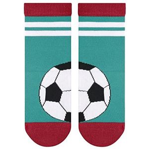 FALKE Active Soccer Soccer sokken voor kinderen, versterkt versterkt tegen zweet, duurzaam, antislip, sneldrogend, ademend katoen, functioneel materiaal, 1 paar, groen (oxigreen 7332), 23-26 EU