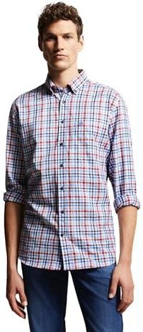 Bugatti - Casual Overhemd - Ruitjes