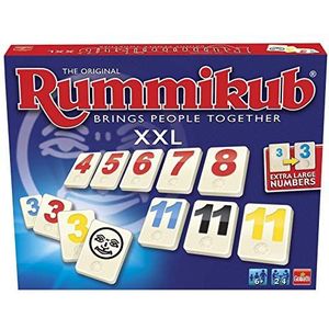 Rummikub The Original XXL, Strategisch Bordspel voor Kinderen vanaf 6 Jaar, Familiespel voor 2 tot 4 Spelers