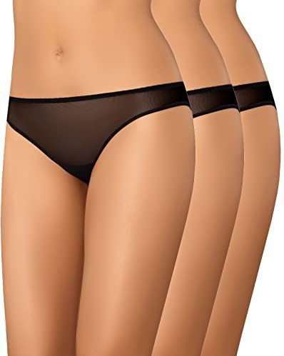 Teyli - Set van 3 - Damesondergoed - Zwart - Slips