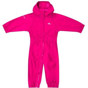 Trespass Regenpak met knopen voor heren, roze, 6-12 maanden, VK, roze, 6-12 Months