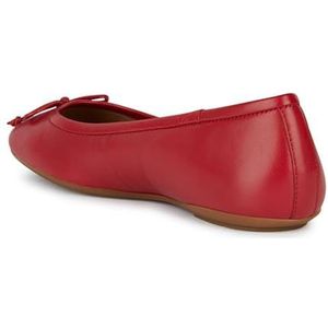 Geox Dames D Palmaria H Ballet Flat, rood, 36 EU, rood, 36 EU