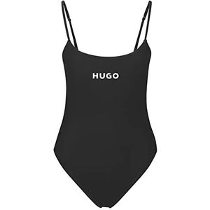 HUGO Dames Pure Swimsuit Black1, XS, zwart 1, XS