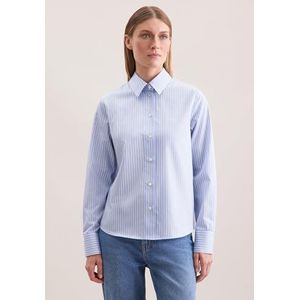 SEIDENSTICKER Blouse  lichtblauw / rood / wit