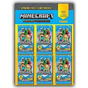 Panini Minecraft TC Pack 3 hoezen + 3 gratis 004115SPEFGD