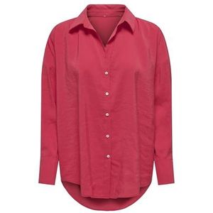 Onlzazima L/S Loose Shirt WVN, Jalapeno Red, XL