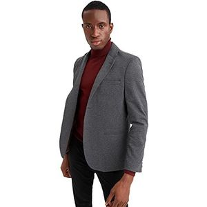 DeFacto heren jas blazer, Antraciet melange, 54