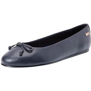 Tommy Hilfiger Elegante Essential Chic Balletpumps voor dames, Ruimte Blauw, 37 EU