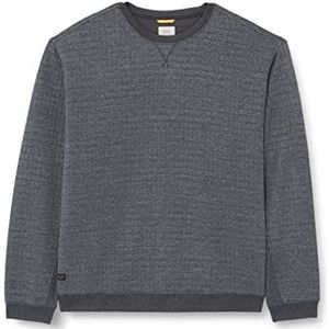 camel active Heren 409445/1W20 Sweatshirt, Shadow Grey, L, grijs (shadow grey), L