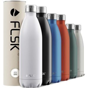 FLSK BOTTLE Drinkfles - Vaatwasmachinebestendig - 1000 ml - Wit