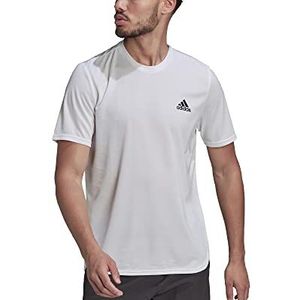 adidas AEROREADY Designed for Movement T-shirt met korte mouwen, White, M