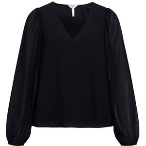 Object OBJMILA RE L/S V-hals Top NOOS, zwart, 38