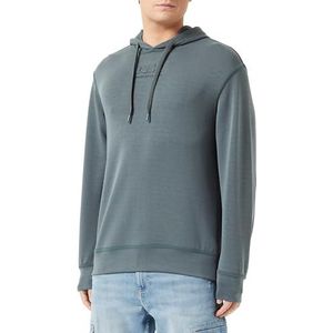 Armani Exchange Men's Modal Cotton Debossed Logo Pullover Hoodie, Hooded Sweatshirt, Groen, XL, urban chic, XL