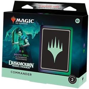 Magic: The Gathering - Duskmourn: House of Horror Commander Deck - Death Toll - UK