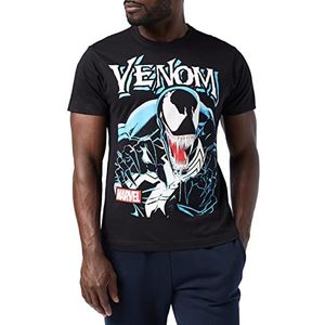 Marvel Venom Anthihero T-shirt voor heren, Zwart, S