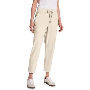 Street One Dames Loose Fit broek in Beige, in size: 32