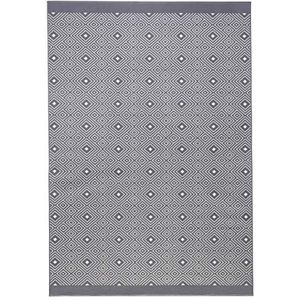 Zala Living laagpolig velours tapijt Quadrangle Vierkant. 140x200 cm Grijs crème