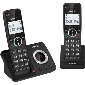 VTech ES2051 Draadloze Digitale Telefoon Dubbel Telefoonantwoordapparaat, Blocker voor ongewenste oproepen