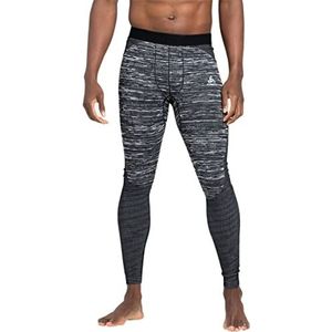 Odlo Blackcomb Eco Leggings voor heren, zwart - space dye, XL