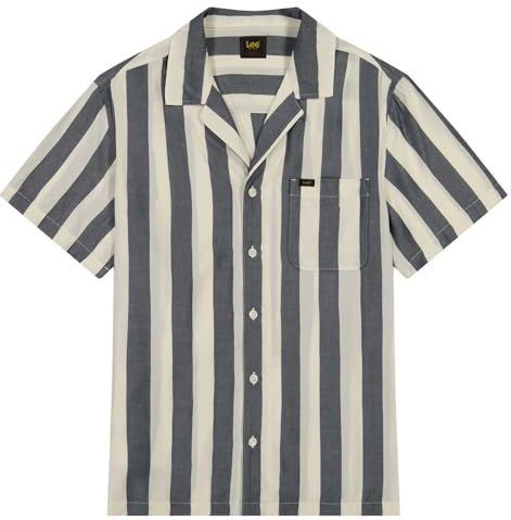 Lee - Resort Overhemd - Ecru - Korte Mouwen