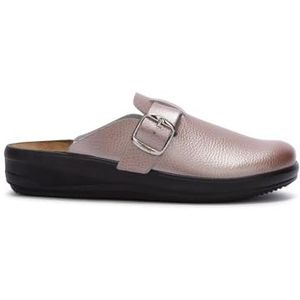 Scholl Nilla Buckle, damespantoffels, 35 EU large, Goud, 35 EU