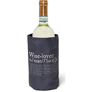 Legami - Koelband, flessenkoeler, 36 x 18 cm, van polyester, houdt de flessen tot een uur en een helft, na 2 uur in de vriezer is klaar voor gebruik, wijnliefhebbers