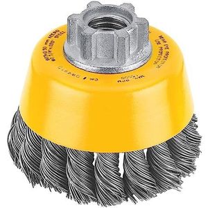 DeWalt DW4910 3"" x 5/8""-11 Knotted Wire Cup Brush- Quantity 8