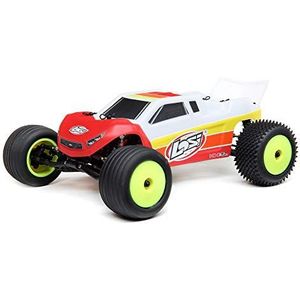 LOSI 1/18 Mini-T 2.0 2WD Stadium Truck Borstelloze RTR, rood