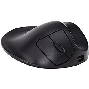 HIPPUS M2WB-LC HandShoe Mouse rechts M | optische muis | ergonomisch design, preventie tegen muisarm/tennisarm (RSI syndroom) - bijzonder armvriendelijk | 2 toetsen