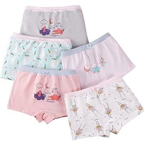 CM-Kid Boxershorts voor meisjes, onderbroek, boxershort, konijntje, 128/134 cm