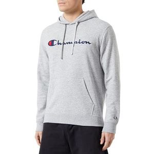 Champion Legacy Icons-Heavy Spring Terry sweatshirt met capuchon voor heren, Lichtgrijs, L