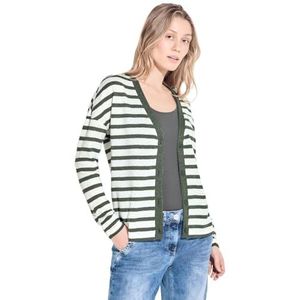 CECIL Gestreepte cardigan, Vanilla White, L
