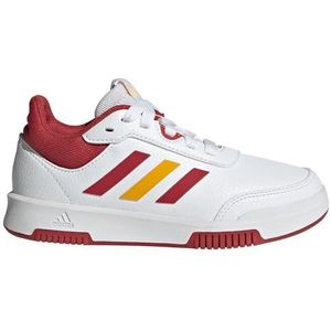 adidas Tensaur Sport Training Lace-schoenen, FTWR wit/collegiate red/collegiate goud, maat 35, Ftwr White Collegiate Red Collegiate Gold, 35 EU