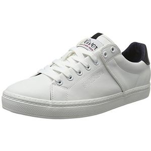 s.Oliver Heren 13610 Sneakers, wit (White 100), 42, wit wit wit 100, 42 EU