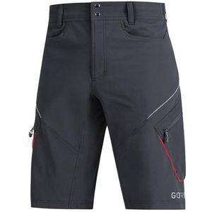 GORE WEAR C3, Shorts, heren, Zwart/Rood (Black/Red), XXL