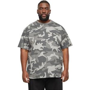 Urban Classics Oversized Simple Camo Tee T-shirt voor heren, camouflage (dark camo), XL