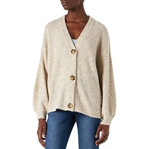 Cream CRMerle OZ Knit Cardigan Sweater, Sand, XL dames