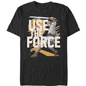 Star Wars: Classic - Force Stack Luke Unisex Crew neck T-Shirt Black M