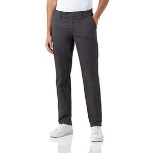 Eurex by Brax Heren John Tt Thermo Cotton, Flatfront broek, Herringbone Grey, 48