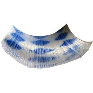 Eulenspiegel 001417 Kunstwimpers, Bavaria, wit/blauw, 1 ml speciale wimperlijm, handleiding voor carnaval, themafeest