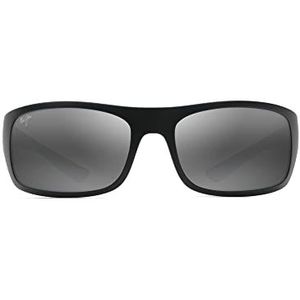 Maui Jim Big Wave bril, mat zwart, 67/20/134, uniseks, volwassenen, Zwart, 67/20/134